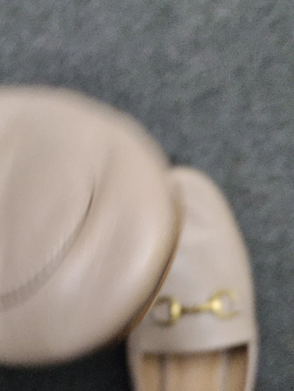 Quince Beige Leather Loafers with Gold Horsebit